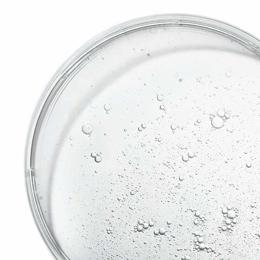 Hyaluronic acid in a petri dish